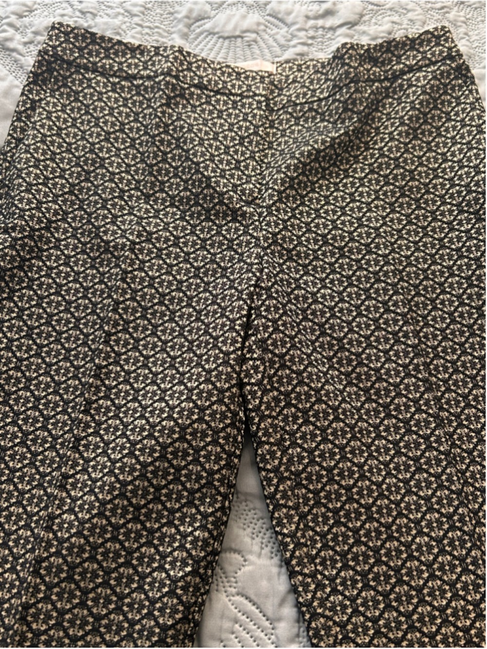 Chico’s Black Gold Geometric Floral Blazer Pants Set 2-Piece set, Size 2 - Picture 14 of 16